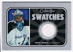 2006-07 O-Pee-Chee Swatches Jersey Marc Denis #S-MD Lightning
